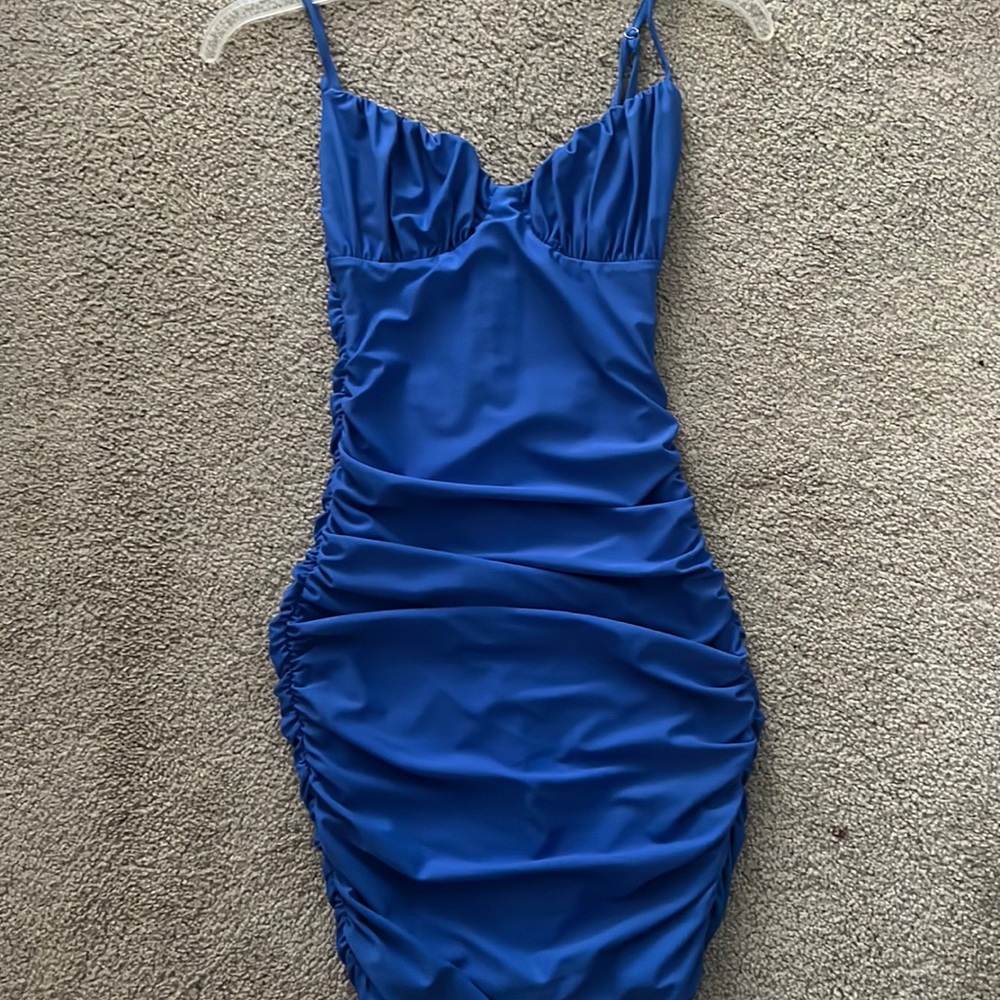 Tiger Mist Dark Blue Dress